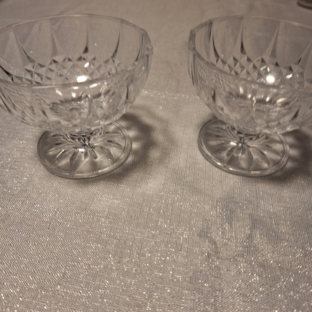 2 Cristal D' Arques Durand crystal